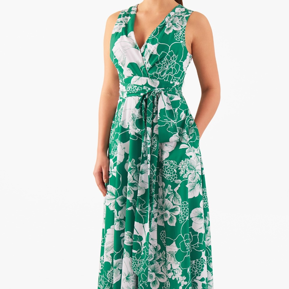 NWOT Eshakti floral maxi dress - Sz Custom